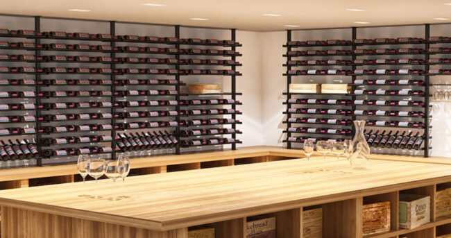 The CABLE WINE SYSTEMS' Wine Rack System